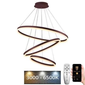 Himmennettävä LED-kattokruunu johdossa LED/125W/230V 3000-6500K + kauko-ohjaus