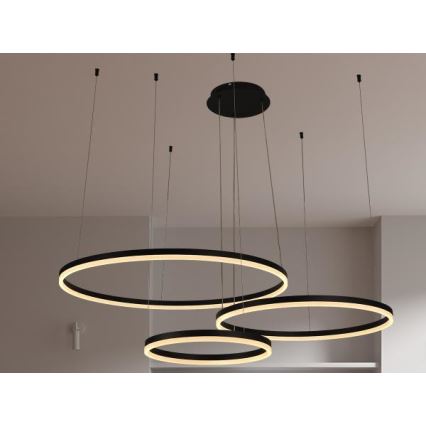 Himmennettävä LED-kattokruunu johdossa LED/125W/230V 3000-6500K + kauko-ohjaus