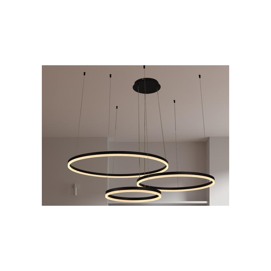 Himmennettävä LED-kattokruunu johdossa LED/125W/230V 3000-6500K + kauko-ohjaus