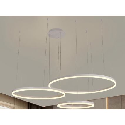 Himmennettävä LED-kattokruunu johdossa LED/125W/230V 3000-6500K + kauko-ohjaus