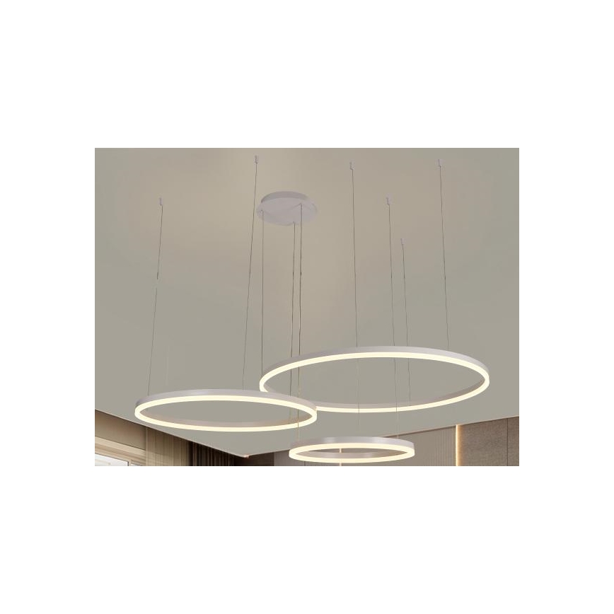 Himmennettävä LED-kattokruunu johdossa LED/125W/230V 3000-6500K + kauko-ohjaus