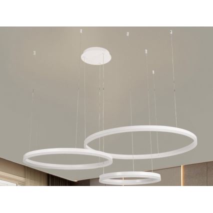 Himmennettävä LED-kattokruunu johdossa LED/125W/230V 3000-6500K + kauko-ohjaus