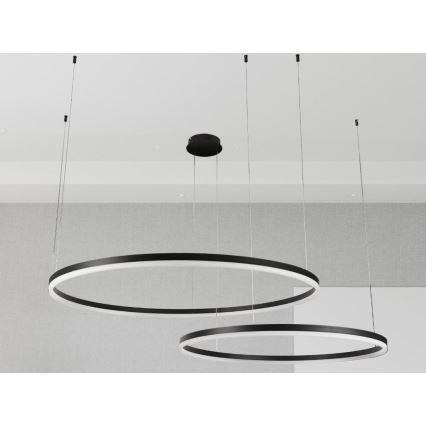 Himmennettävä LED-kattokruunu johdossa LED/128W/230V 3000-6500K + kauko-ohjaus
