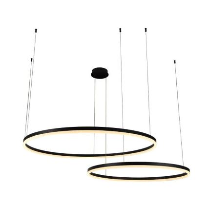 Himmennettävä LED-kattokruunu johdossa LED/128W/230V 3000-6500K + kauko-ohjaus
