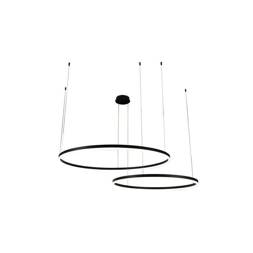 Himmennettävä LED-kattokruunu johdossa LED/128W/230V 3000-6500K + kauko-ohjaus