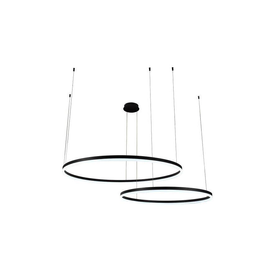 Himmennettävä LED-kattokruunu johdossa LED/128W/230V 3000-6500K + kauko-ohjaus