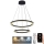 Himmennettävä LED-kattokruunu johdossa LED/130W/230V 3000-6500K + kauko-ohjaus