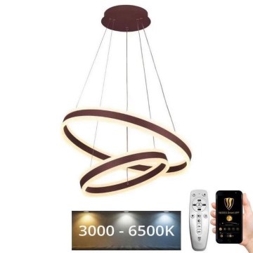 Himmennettävä LED-kattokruunu johdossa LED/135W/230V 3000-6500K + kauko-ohjaus