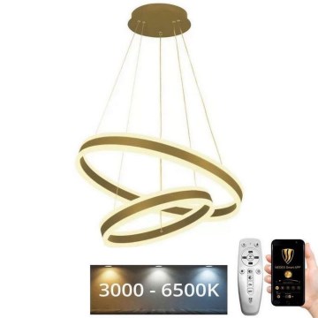 Himmennettävä LED-kattokruunu johdossa LED/135W/230V 3000-6500K + kauko-ohjaus