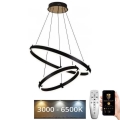 Himmennettävä LED-kattokruunu johdossa LED/140W/230V 3000-6500K + kauko-ohjaus