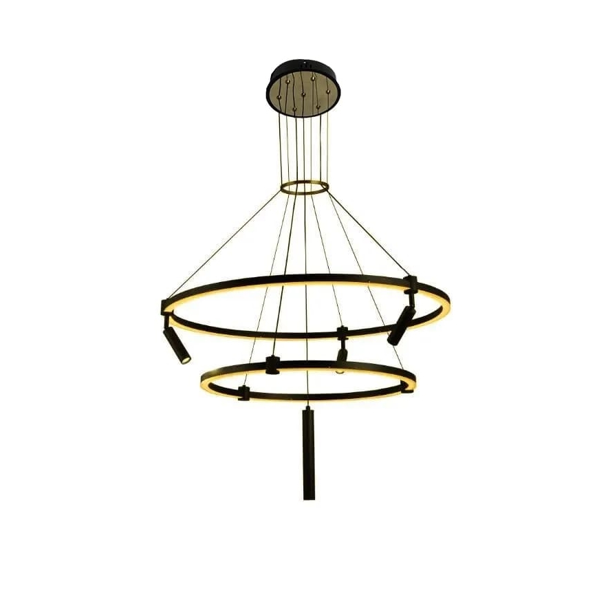 Himmennettävä LED-kattokruunu johdossa LED/140W/230V 3000-6500K + kauko-ohjaus