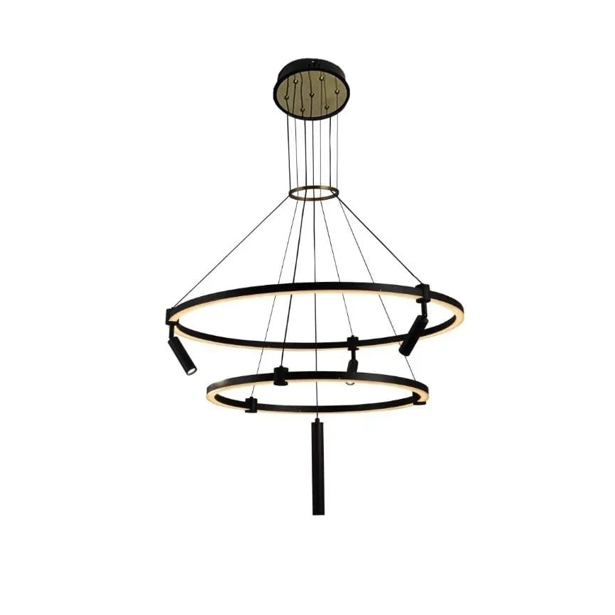 Himmennettävä LED-kattokruunu johdossa LED/140W/230V 3000-6500K + kauko-ohjaus