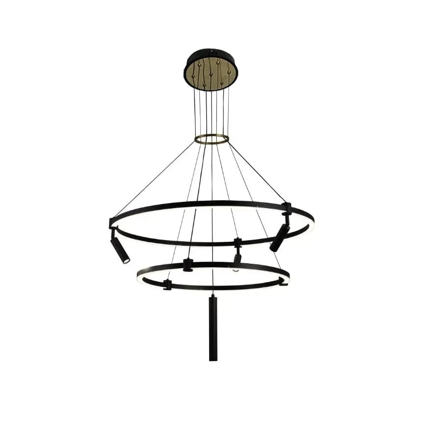Himmennettävä LED-kattokruunu johdossa LED/140W/230V 3000-6500K + kauko-ohjaus
