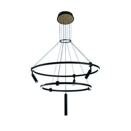 Himmennettävä LED-kattokruunu johdossa LED/140W/230V 3000-6500K + kauko-ohjaus