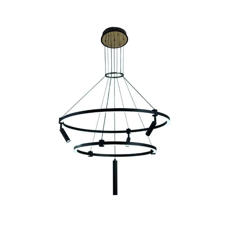 Himmennettävä LED-kattokruunu johdossa LED/140W/230V 3000-6500K + kauko-ohjaus