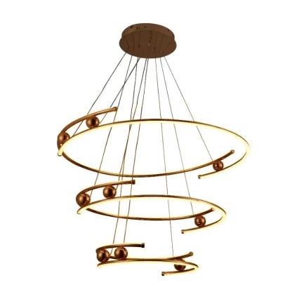 Himmennettävä LED-kattokruunu johdossa LED/170W/230V 3000-6500K halkaisija 80 cm + kauko-ohjaus