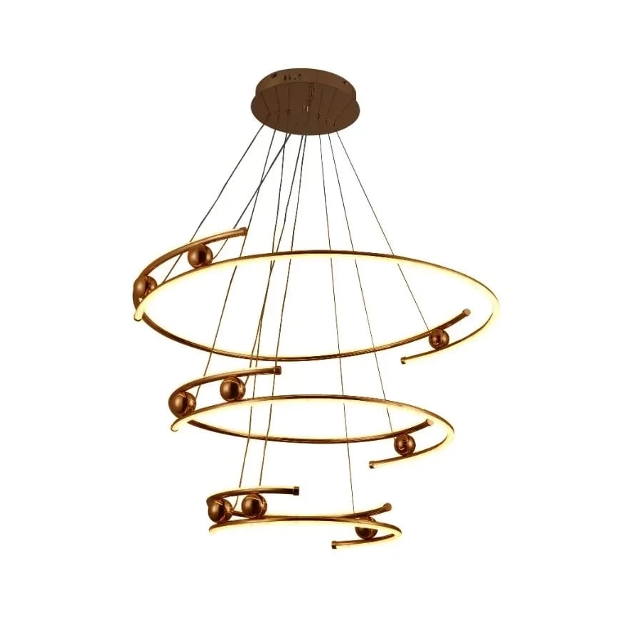 Himmennettävä LED-kattokruunu johdossa LED/170W/230V 3000-6500K halkaisija 80 cm + kauko-ohjaus