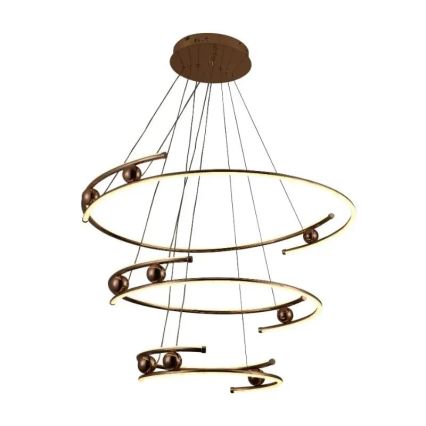 Himmennettävä LED-kattokruunu johdossa LED/170W/230V 3000-6500K halkaisija 80 cm + kauko-ohjaus