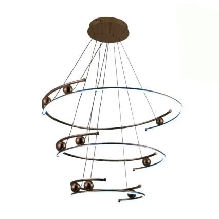 Himmennettävä LED-kattokruunu johdossa LED/170W/230V 3000-6500K halkaisija 80 cm + kauko-ohjaus