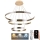Himmennettävä LED-kattokruunu johdossa LED/220W/230V 3000-6500K halkaisija 80 cm + kauko-ohjaus