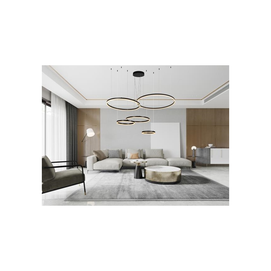 Himmennettävä LED-kattokruunu johdossa LED/220W/230V 3000-6500K + kauko-ohjaus