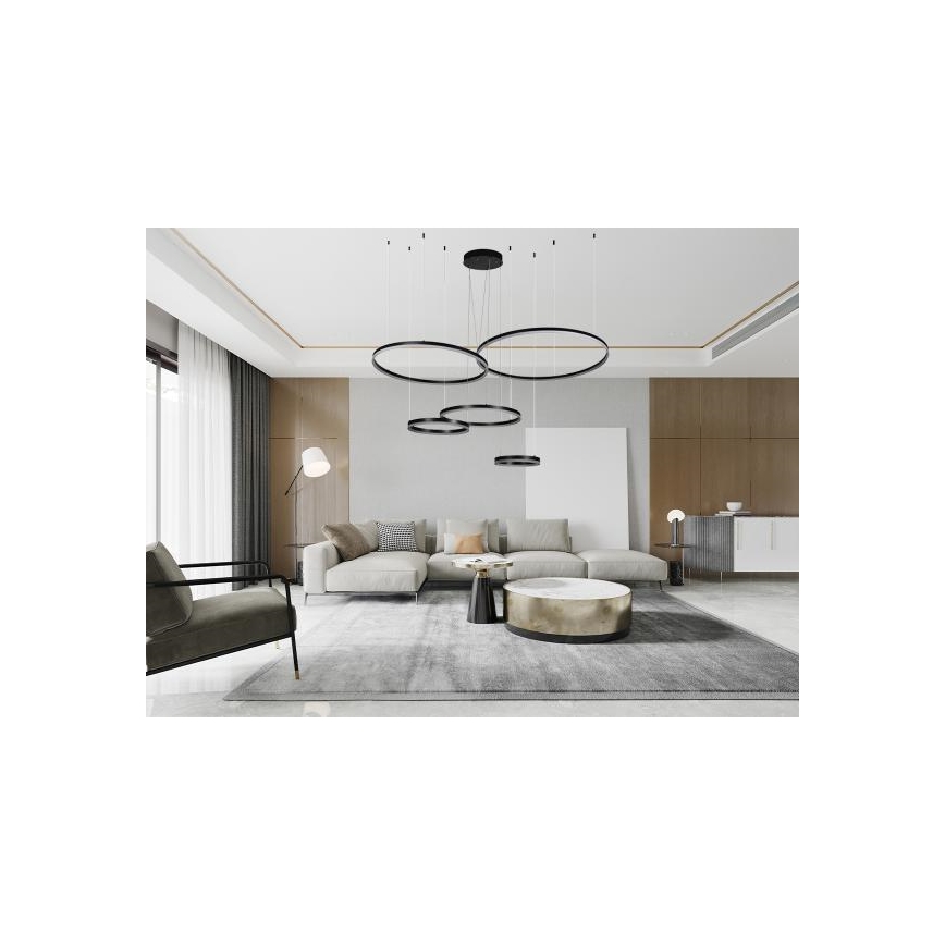 Himmennettävä LED-kattokruunu johdossa LED/220W/230V 3000-6500K + kauko-ohjaus