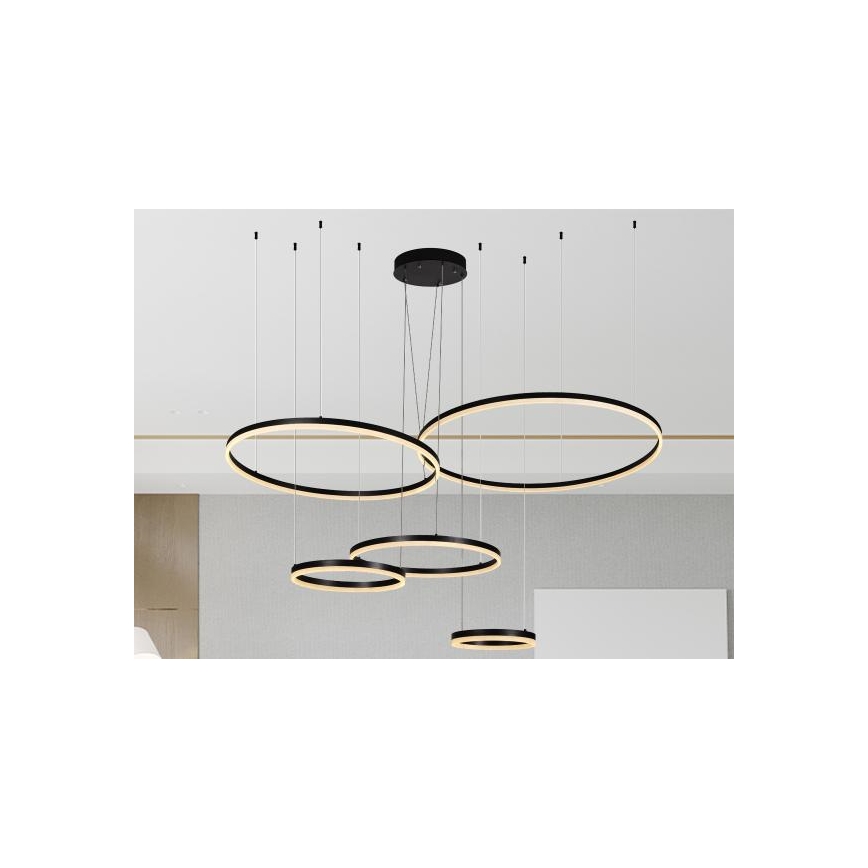 Himmennettävä LED-kattokruunu johdossa LED/220W/230V 3000-6500K + kauko-ohjaus