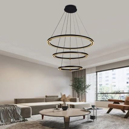 Himmennettävä LED-kattokruunu johdossa LED/235W/230V 3000-6500K + kauko-ohjaus