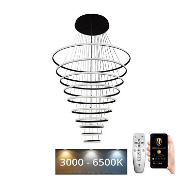 Himmennettävä LED-kattokruunu johdossa LED/365W/230V 3000-6500K + kauko-ohjaus