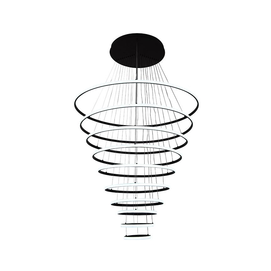 Himmennettävä LED-kattokruunu johdossa LED/365W/230V 3000-6500K halkaisija 100 cm + kauko-ohjaus