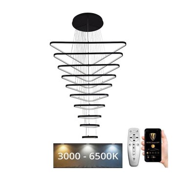 Himmennettävä LED-kattokruunu johdossa LED/385W/230V 3000-6500K + kauko-ohjaus
