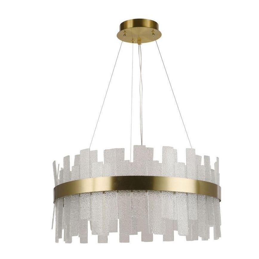 LED Himmennettävä kristalli kattokruunu johdossa LED/40W/230V 3000-6500K + kauko-ohjaus