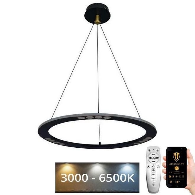 Himmennettävä LED-kattokruunu johdossa LED/40W/230V 3000-6500K + kauko-ohjaus