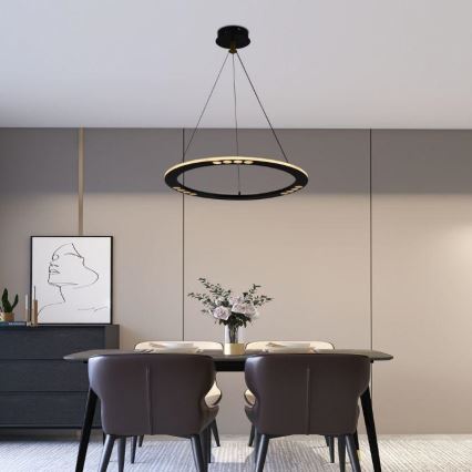 Himmennettävä LED-kattokruunu johdossa LED/40W/230V 3000-6500K + kauko-ohjaus