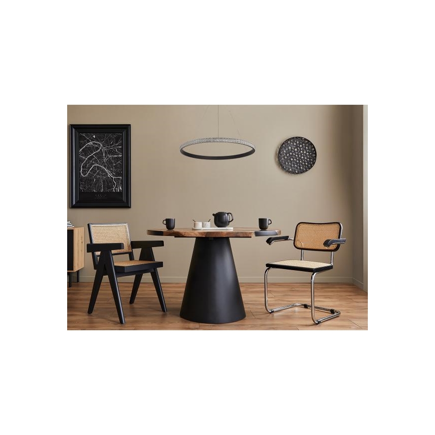 Himmennettävä LED-kattokruunu johdossa LED/40W/230V 3000-6500K halkaisija 60 cm + kauko-ohjaus
