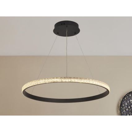 Himmennettävä LED-kattokruunu johdossa LED/40W/230V 3000-6500K halkaisija 60 cm + kauko-ohjaus