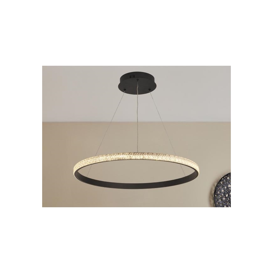 Himmennettävä LED-kattokruunu johdossa LED/40W/230V 3000-6500K halkaisija 60 cm + kauko-ohjaus