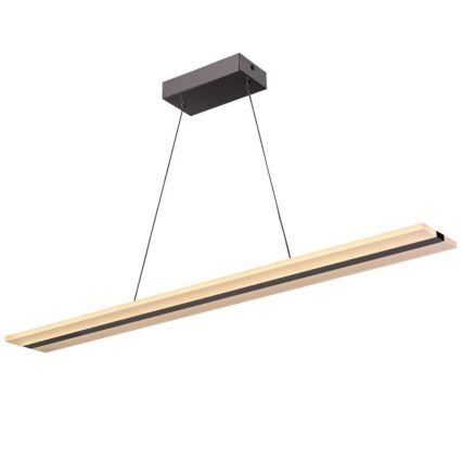 Himmennettävä LED-kattokruunu johdossa LED/40W/230V 3000-6500K kromi + kauko-ohjaus