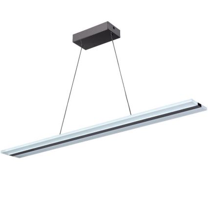 Himmennettävä LED-kattokruunu johdossa LED/40W/230V 3000-6500K kromi + kauko-ohjaus