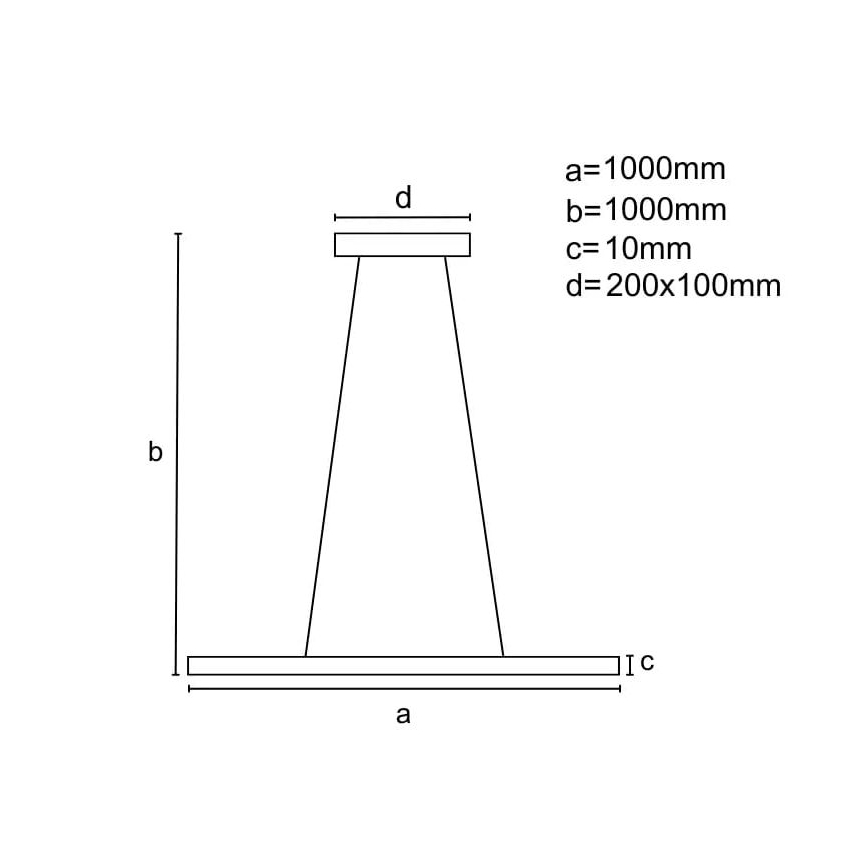 Himmennettävä LED-kattokruunu johdossa LED/40W/230V 3000-6500K kromi + kauko-ohjaus