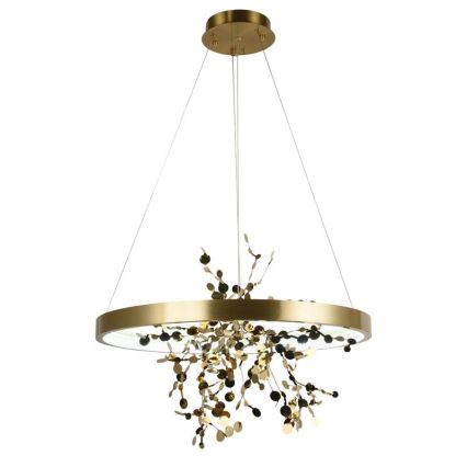 Himmennettävä LED-kattokruunu johdossa LED/40W/230V 3000-6500K kulta + kauko-ohjaus