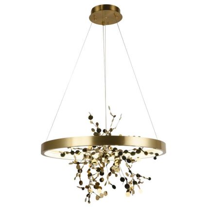Himmennettävä LED-kattokruunu johdossa LED/40W/230V 3000-6500K kulta + kauko-ohjaus