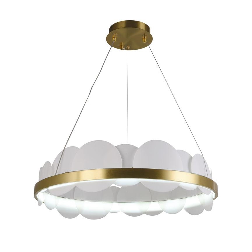 Himmennettävä LED-kattokruunu johdossa LED/40W/230V 3000-6500K kulta + kauko-ohjaus