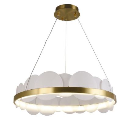 Himmennettävä LED-kattokruunu johdossa LED/40W/230V 3000-6500K kulta + kauko-ohjaus
