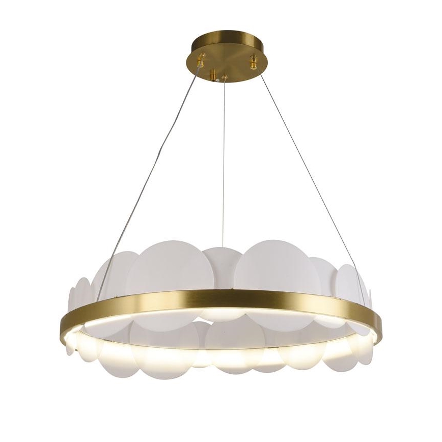 Himmennettävä LED-kattokruunu johdossa LED/40W/230V 3000-6500K kulta + kauko-ohjaus