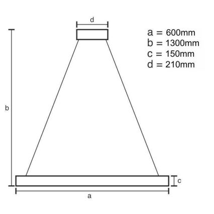LED Himmennettävä kristalli kattokruunu johdossa LED/40W/230V 3000-6500K kulta + kauko-ohjaus