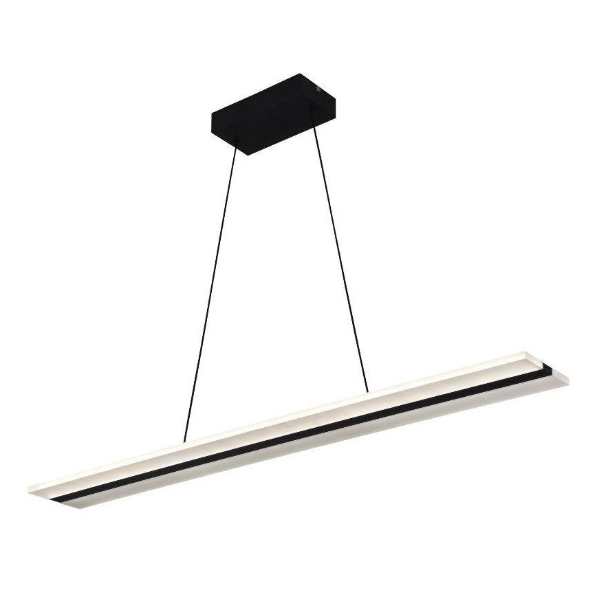Himmennettävä LED-kattokruunu johdossa LED/40W/230V 3000-6500K musta + kauko-ohjaus