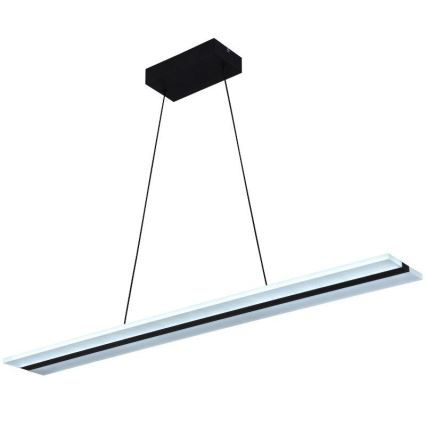 Himmennettävä LED-kattokruunu johdossa LED/40W/230V 3000-6500K musta + kauko-ohjaus