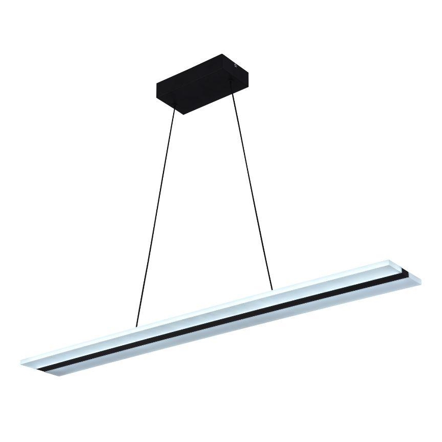 Himmennettävä LED-kattokruunu johdossa LED/40W/230V 3000-6500K musta + kauko-ohjaus