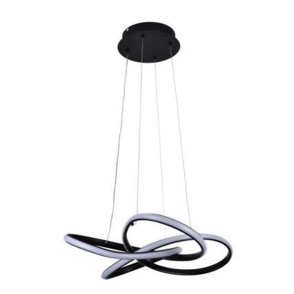 Himmennettävä LED-kattokruunu johdossa LED/40W/230V 3000-6500K musta + kauko-ohjaus